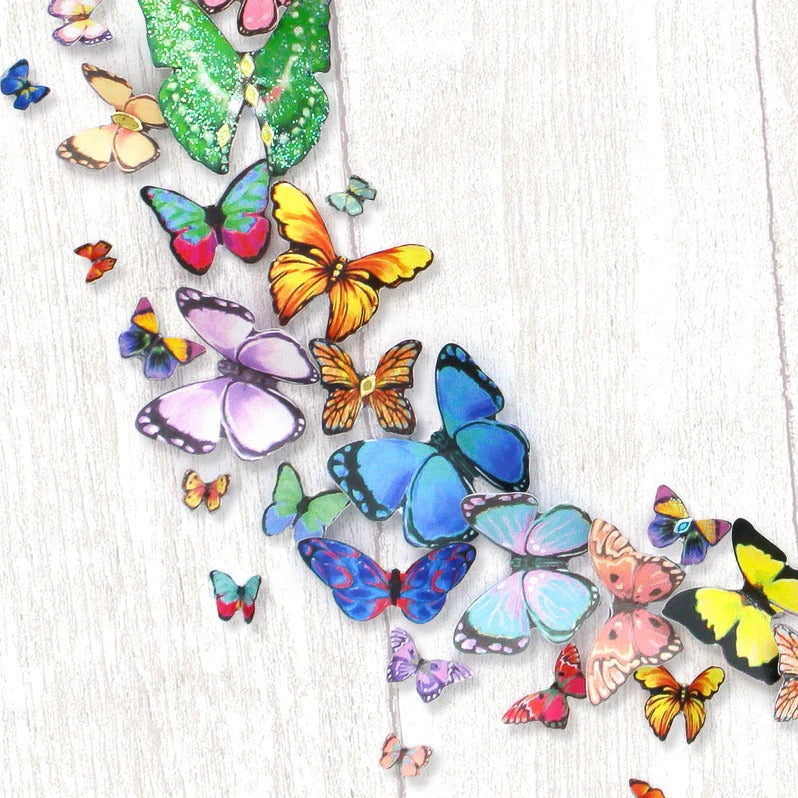 3D Butterfly Wall Art: Green 3d Wall Butterflies, Paper Butterfly Wall  Stickers -  Sweden