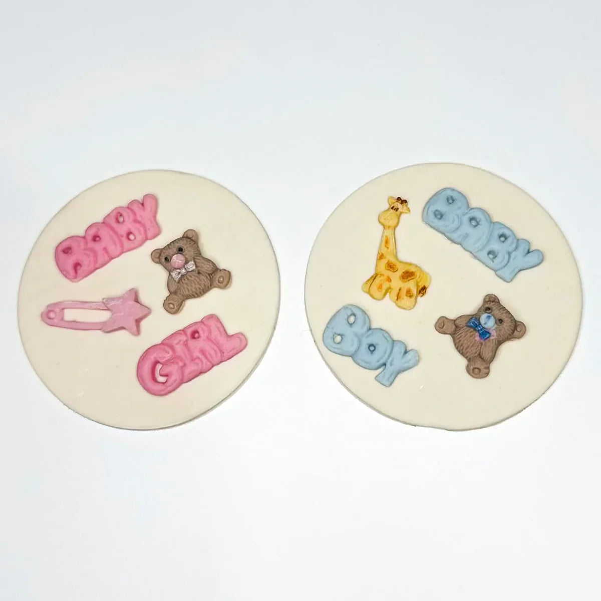 Miniature Baby Words and Extras Silicone Mould
