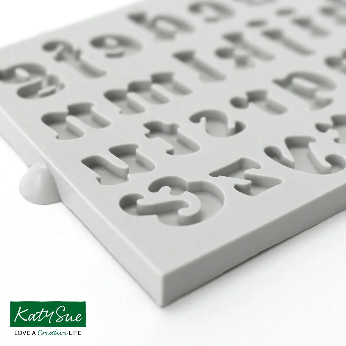 Basic Italics Alphabet and Numbers Silicone Mould Set of 3
