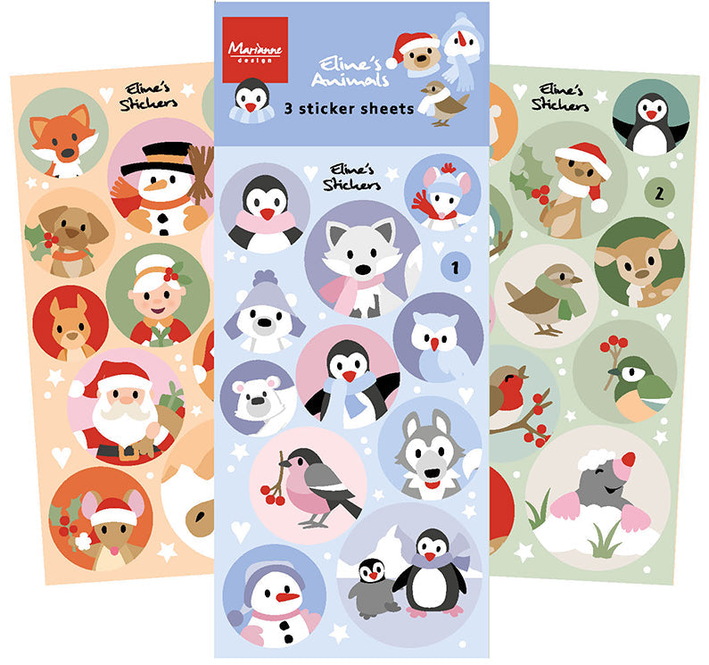 Marianne Design Eline's Animals Christmas & Winter