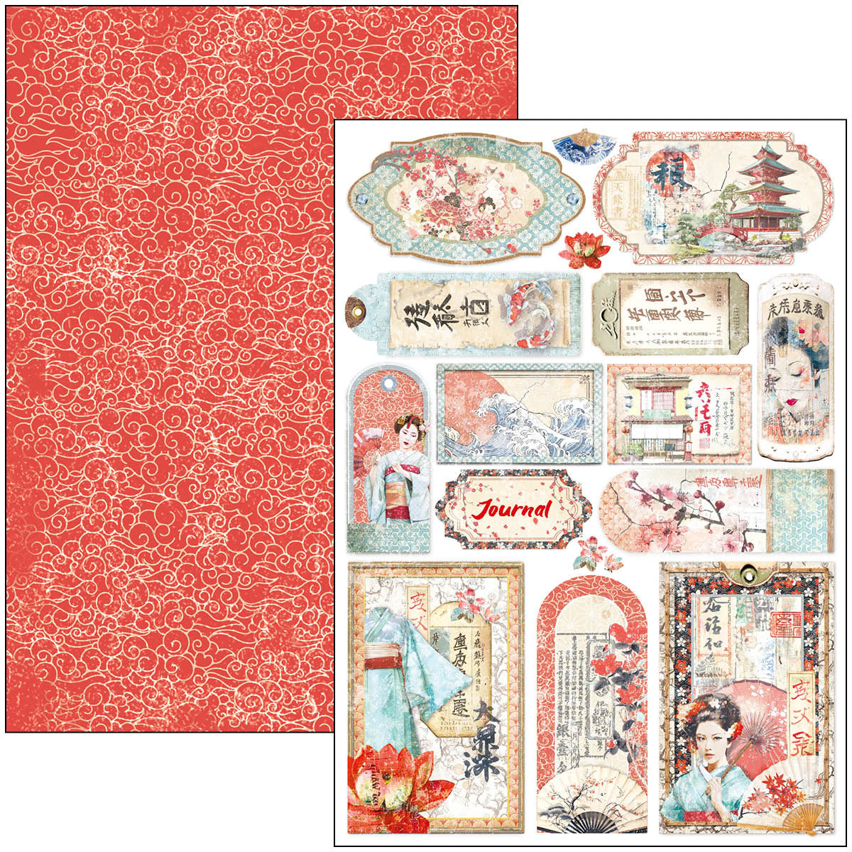 Land Of The Rising Sun Creative Pad A4 9/Pkg