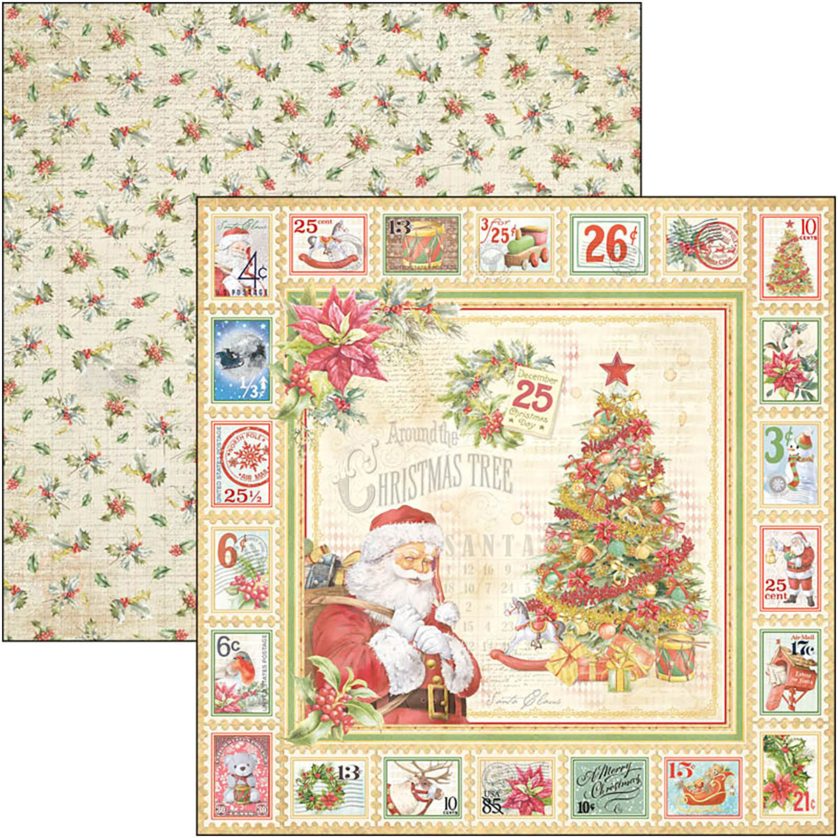 Ciao Bella Dear Santa Paper Pad 8"x8" 12/Pkg