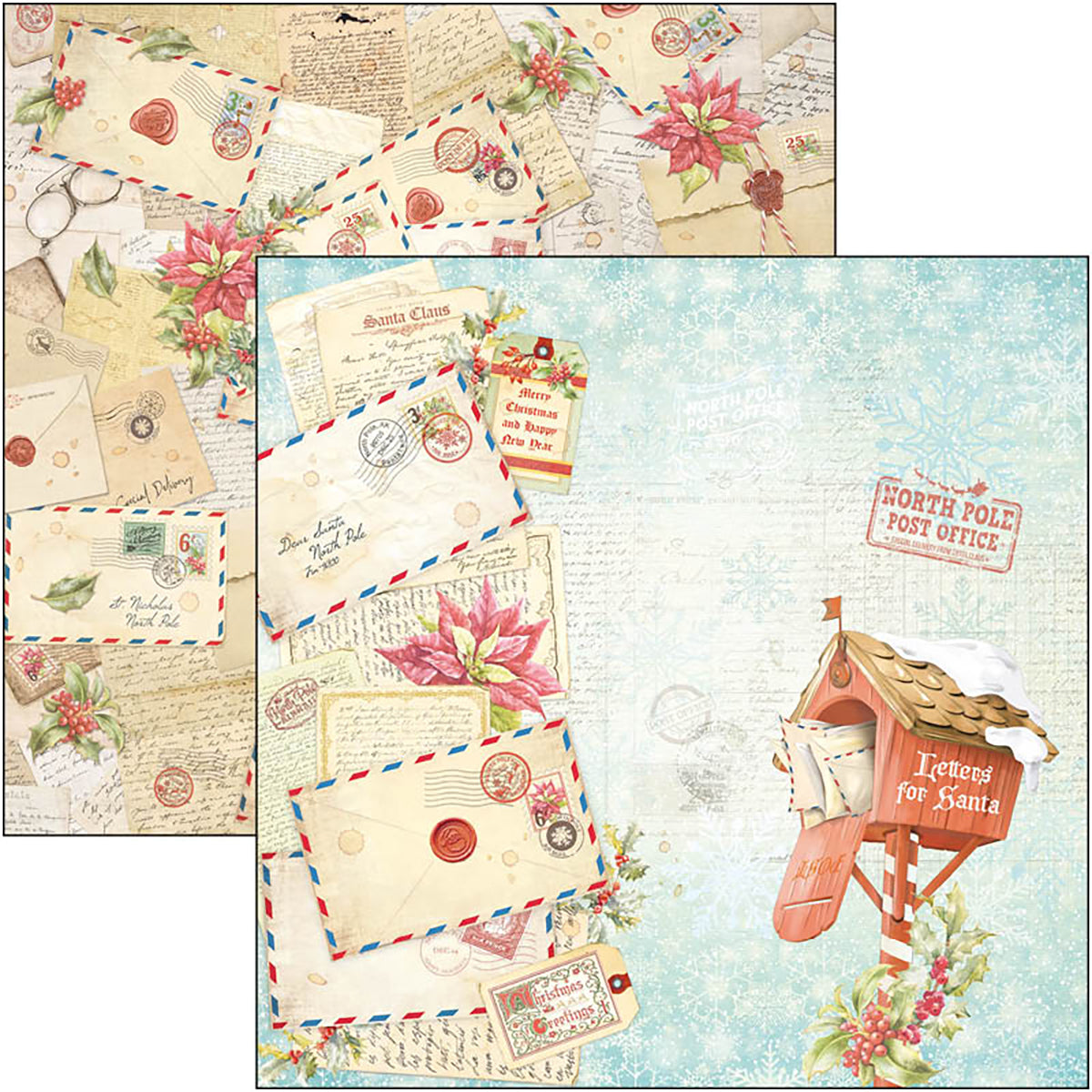 Ciao Bella Dear Santa Paper Pad 8"x8" 12/Pkg