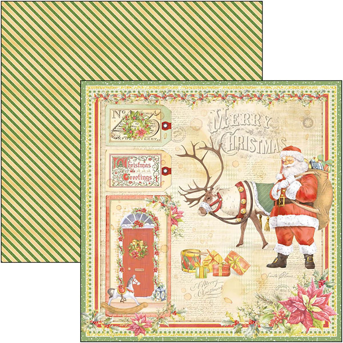 Ciao Bella Dear Santa Paper Pad 8"x8" 12/Pkg