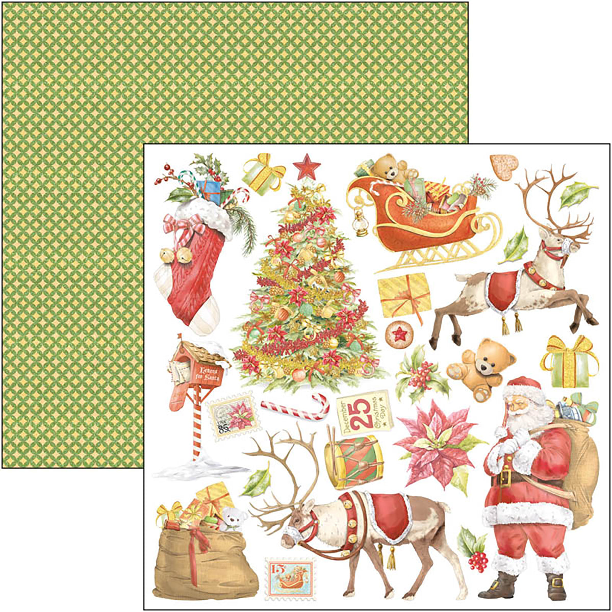 Ciao Bella Dear Santa Paper Pad 8"x8" 12/Pkg