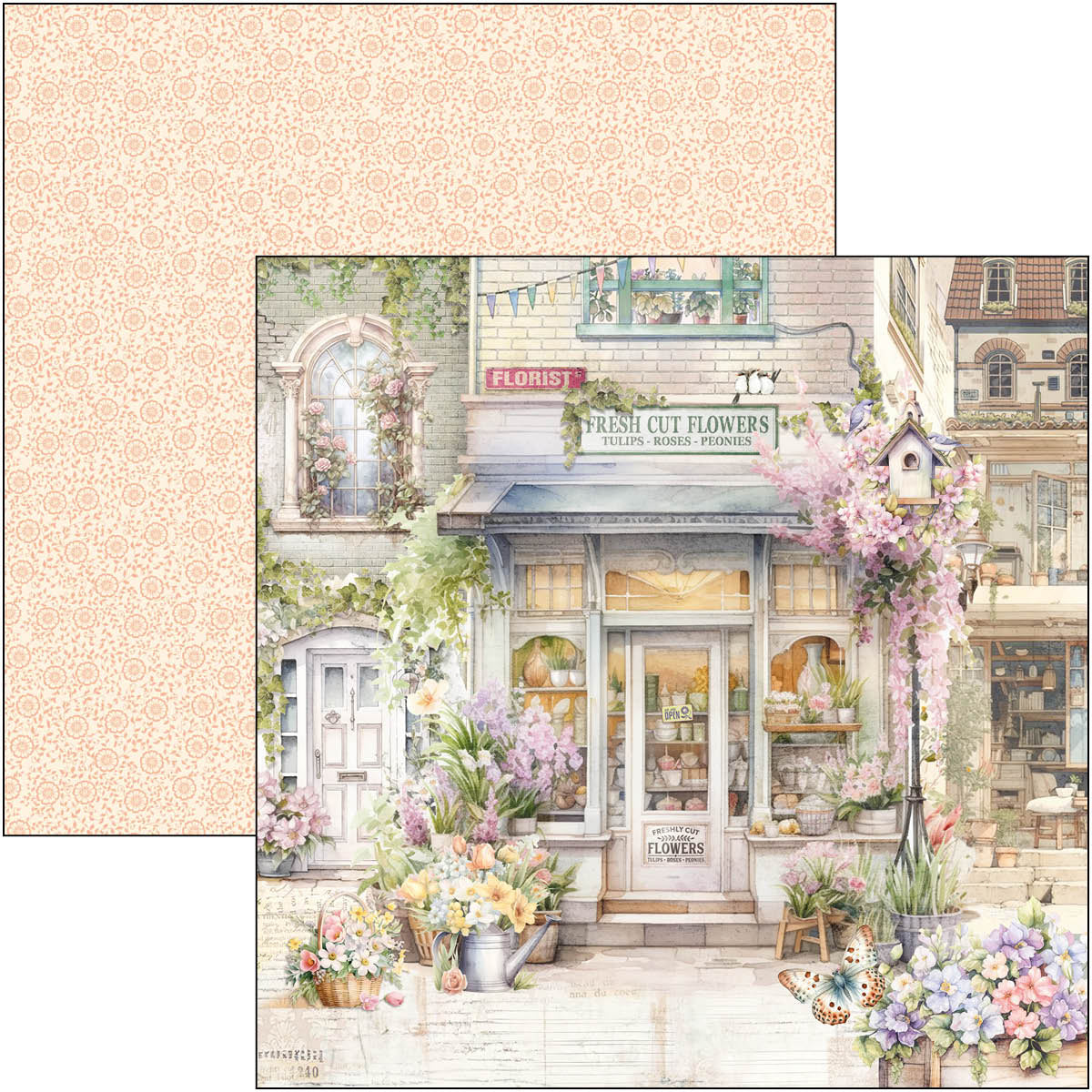 Flower Shop Pad 8"x8" 12/Pkg