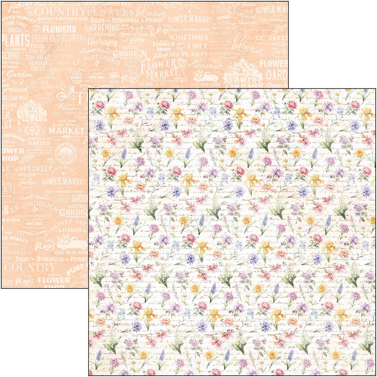 Flower Shop Pad 8"x8" 12/Pkg