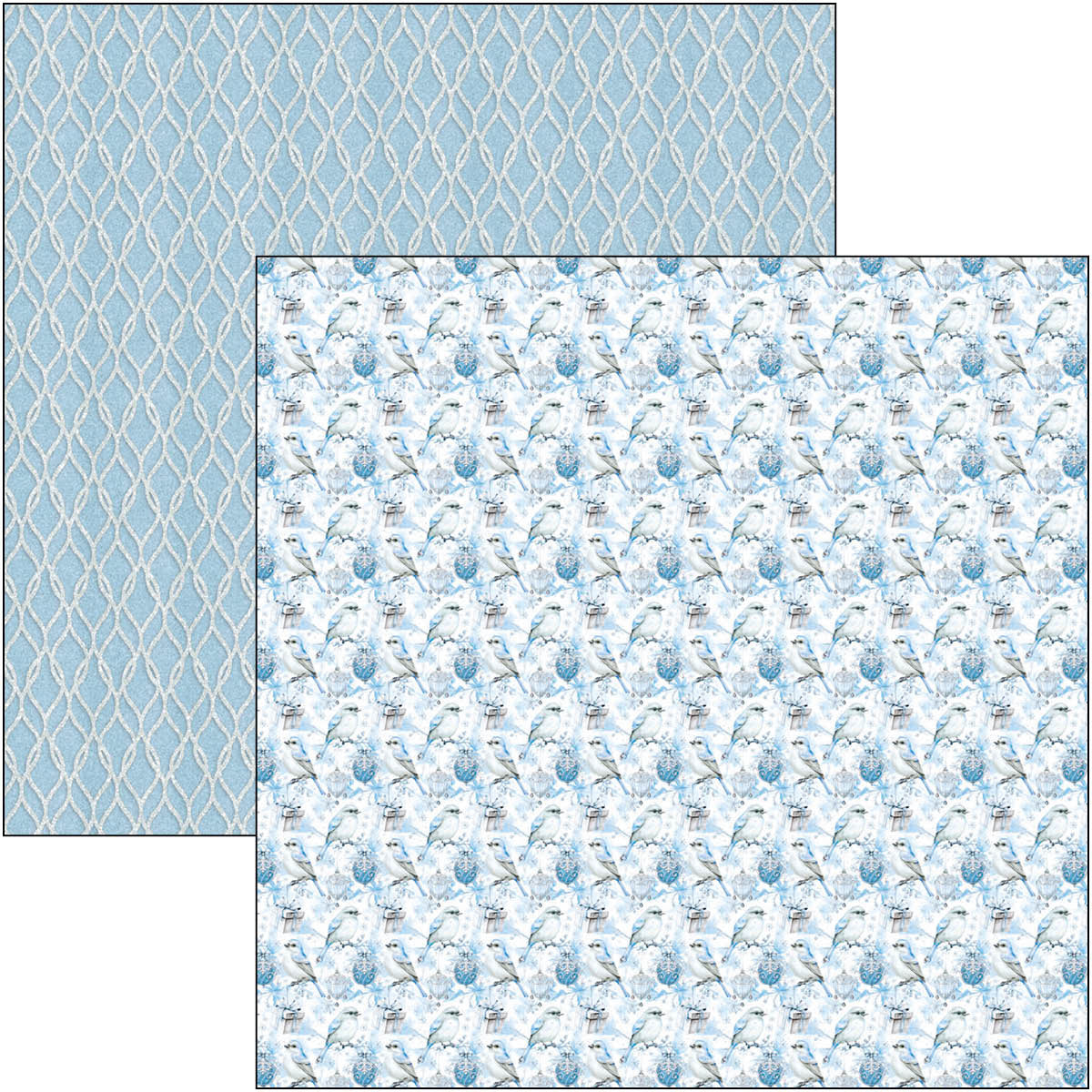 Elegance of Blue Pad 8"x8" 12/Pkg