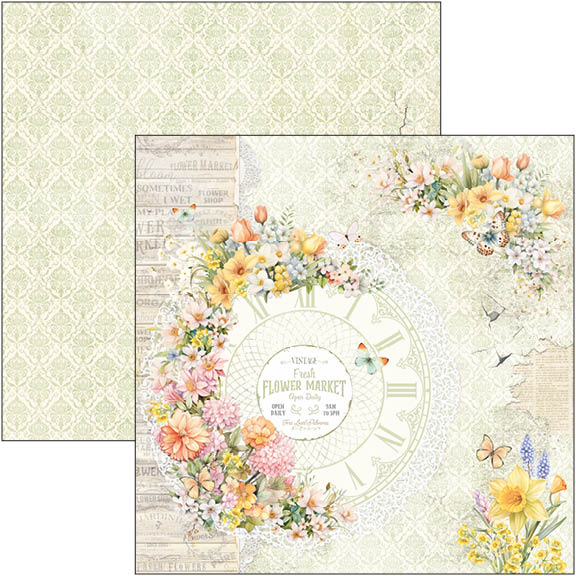 Flower Shop Paper Pad 12"x12" 12/Pkg