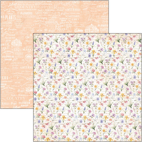 Flower Shop Paper Pad 12"x12" 12/Pkg