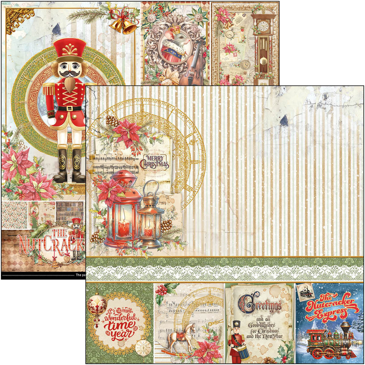 The Nutcracker Paper Pad 12"x12" 12/Pkg