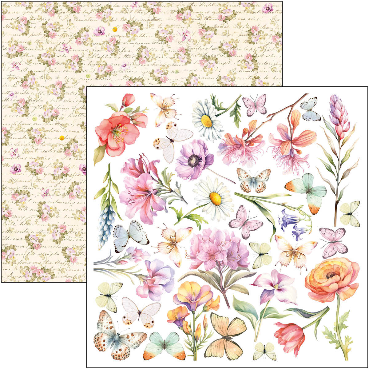 Flower Shop Fussy Cut Pad 6"x6" 24/Pkg