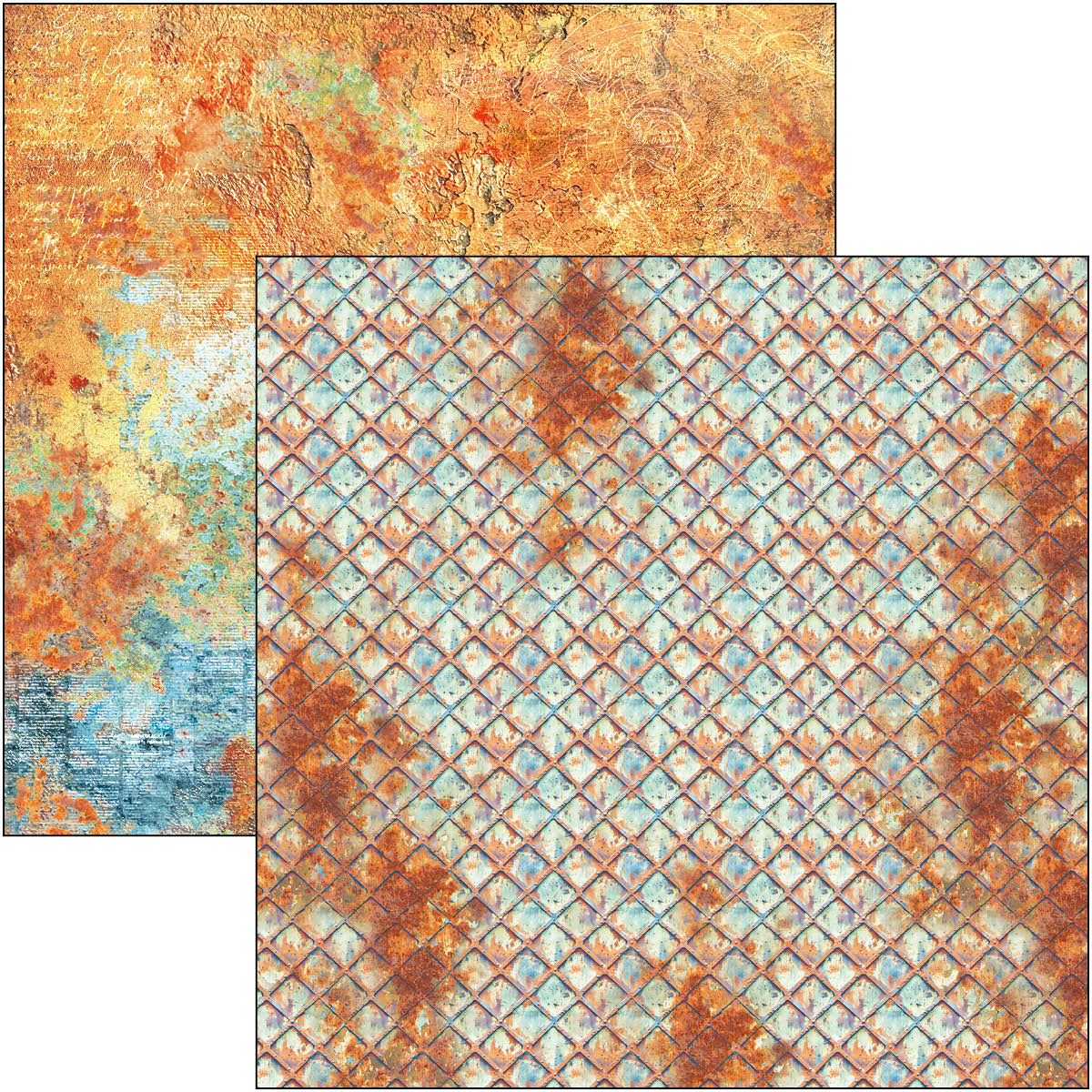 Coral Reef Patterns Pad 12"x12" 8/Pkg