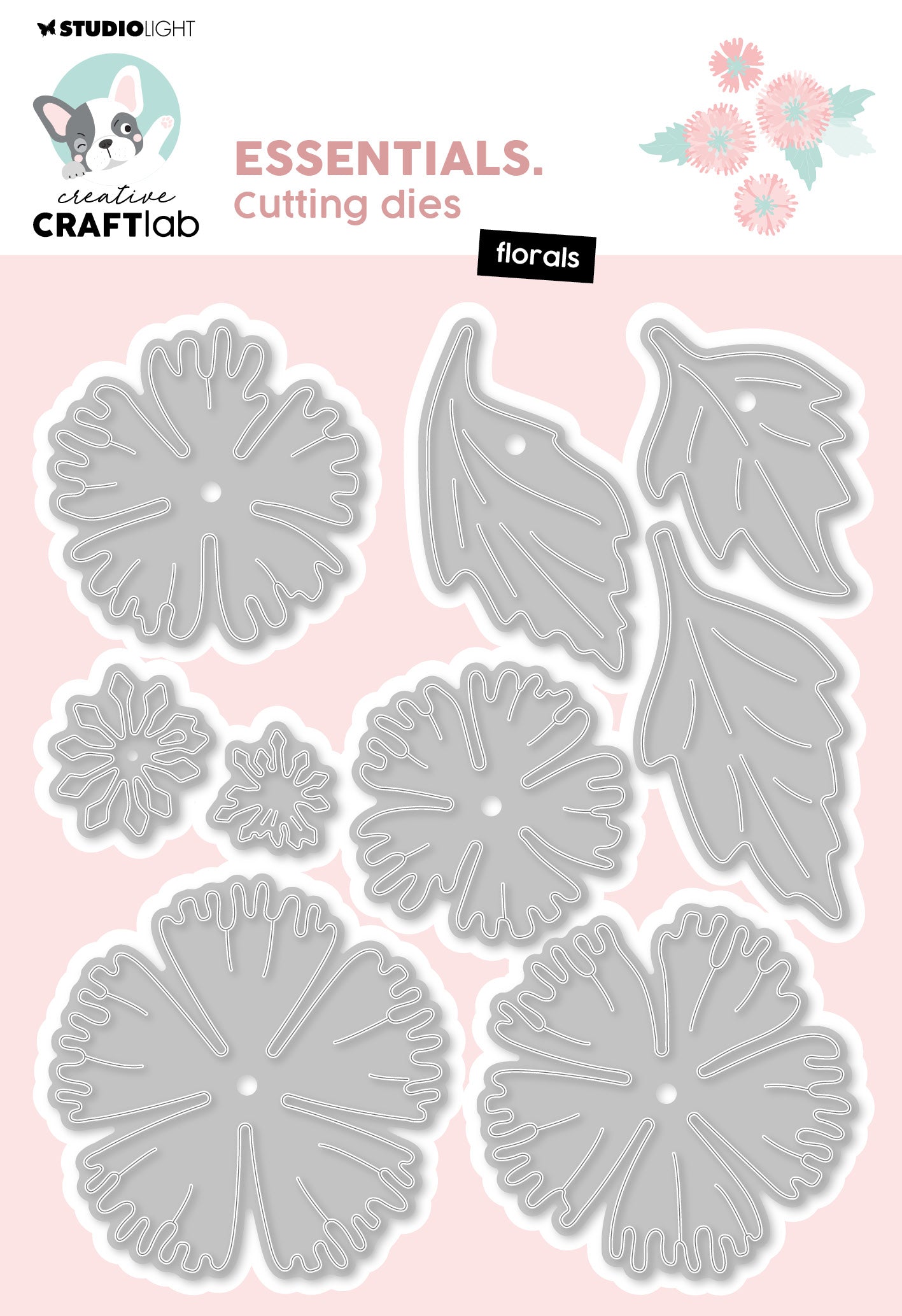 CCL Cutting Die Florals Essentials 9 PC