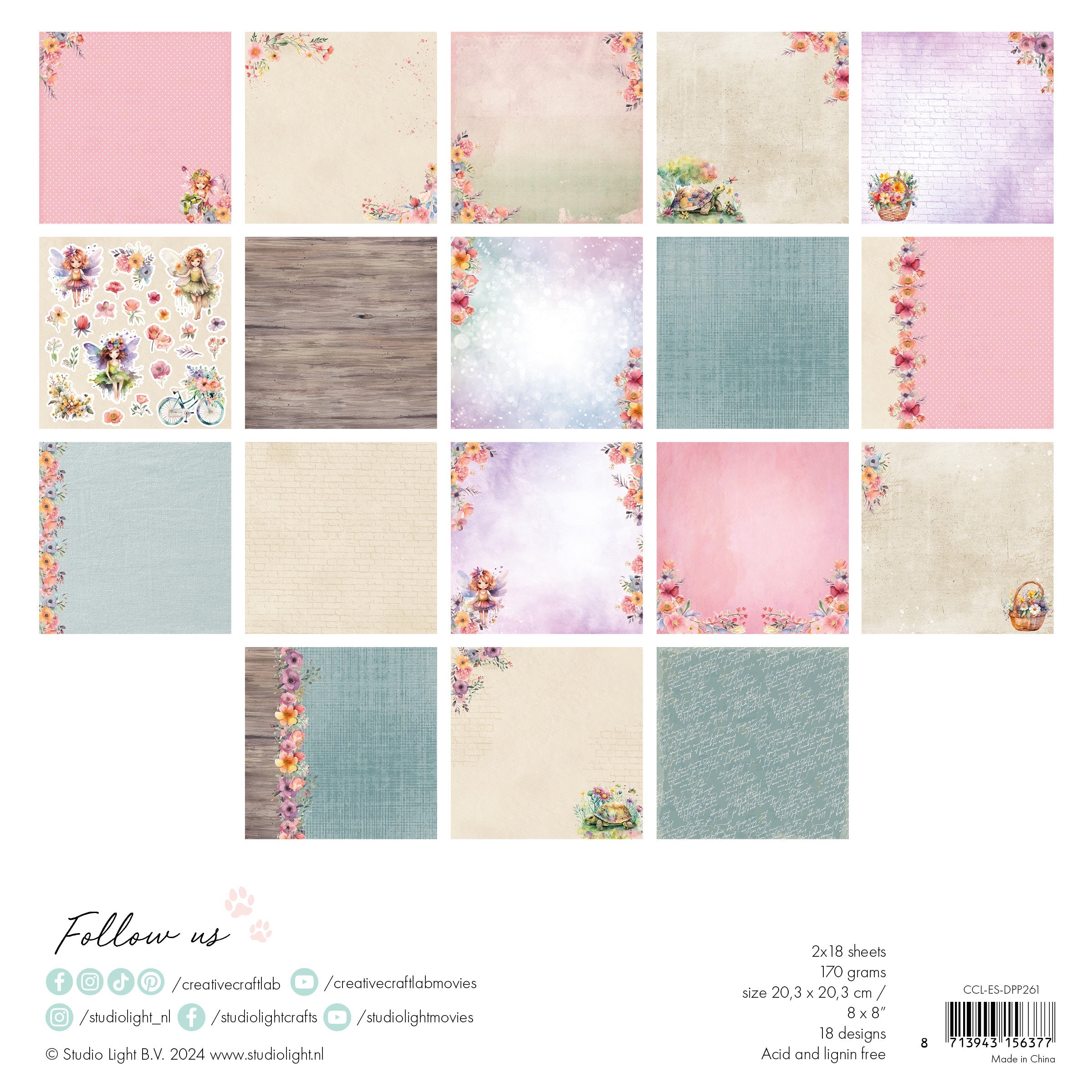 CCL Designer Paper Pad Felicia Essentials 36 SH