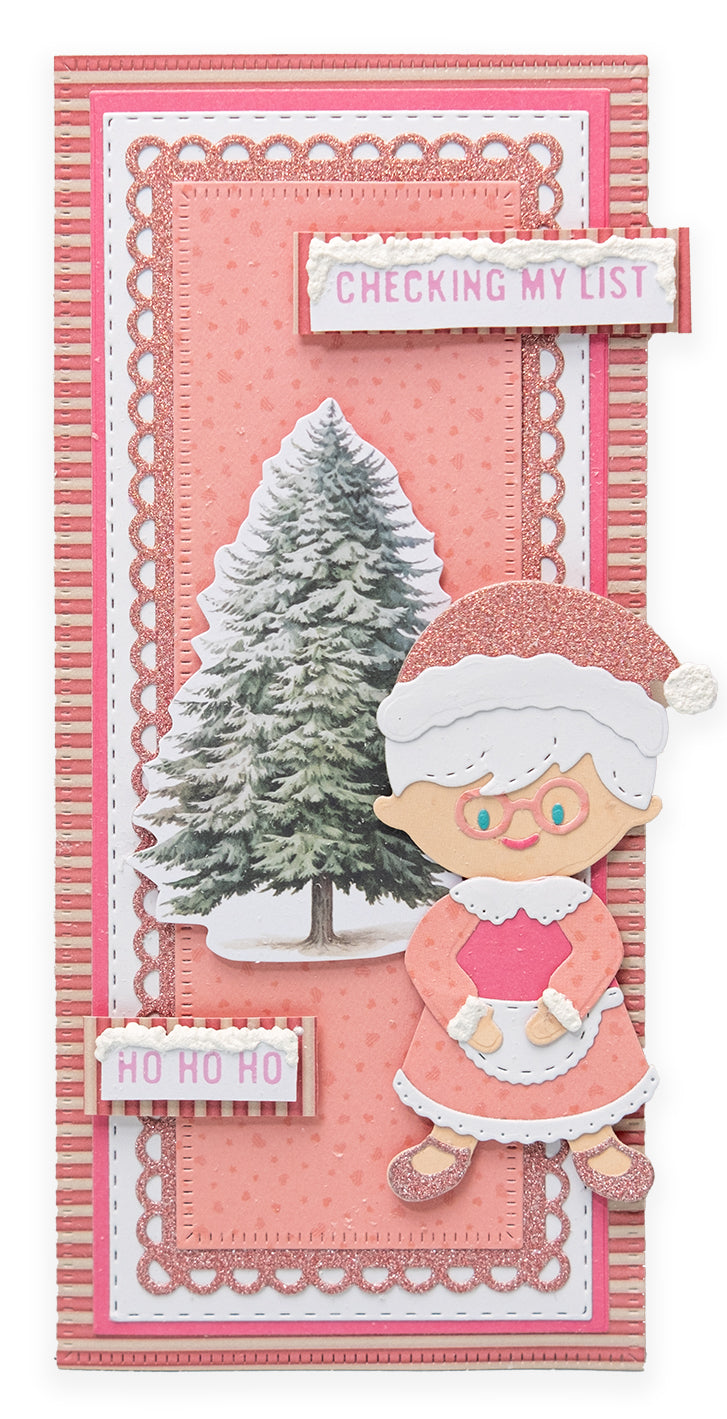 CCL Cutting Die Misses Santa Friendz 15 PC