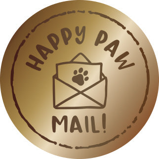 CCL Wax Stamp With Handle Happy Paw Mail Friendz 2 PC