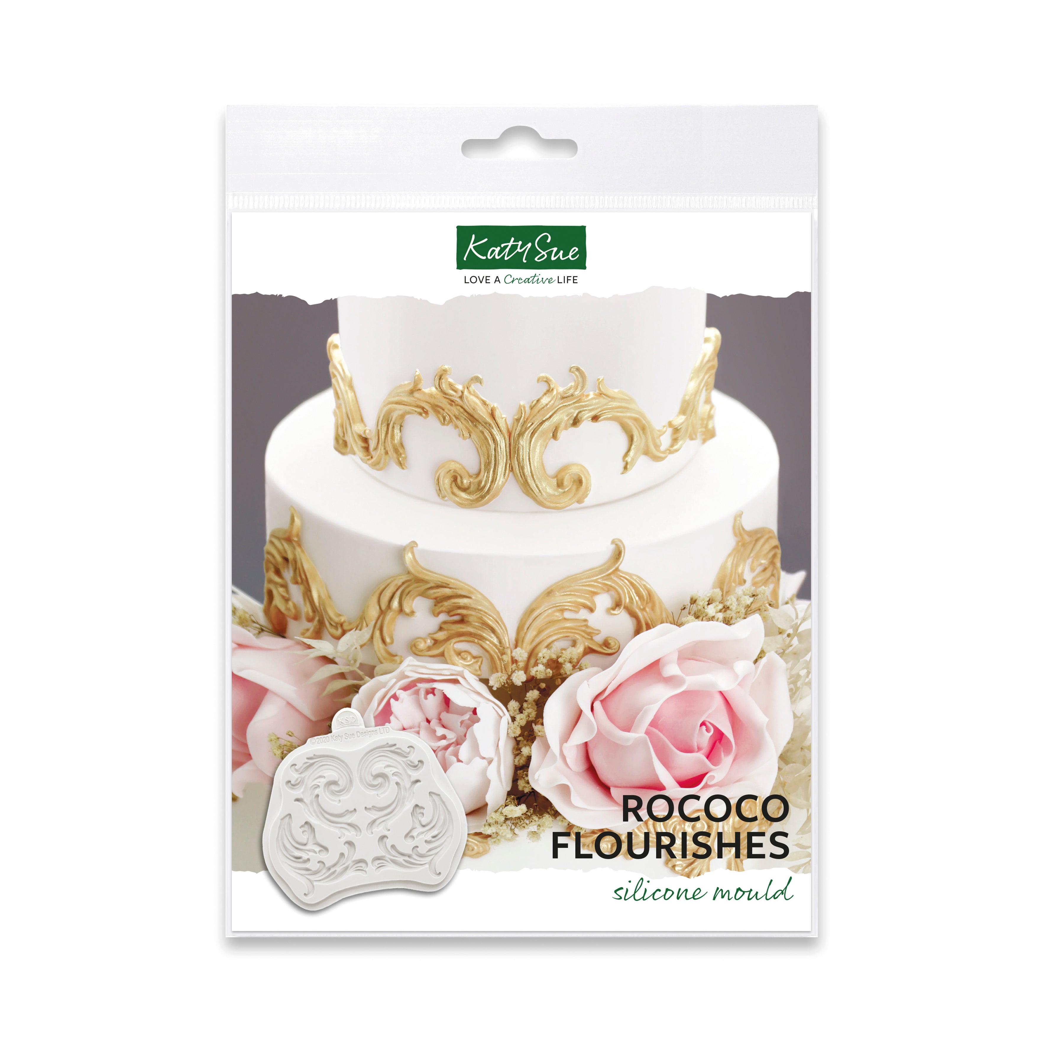 Rococo Flourishes Silicone Mould