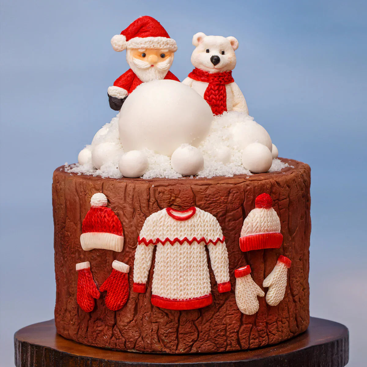 Knitted Sweater, Hat and Mittens Silicone Mould