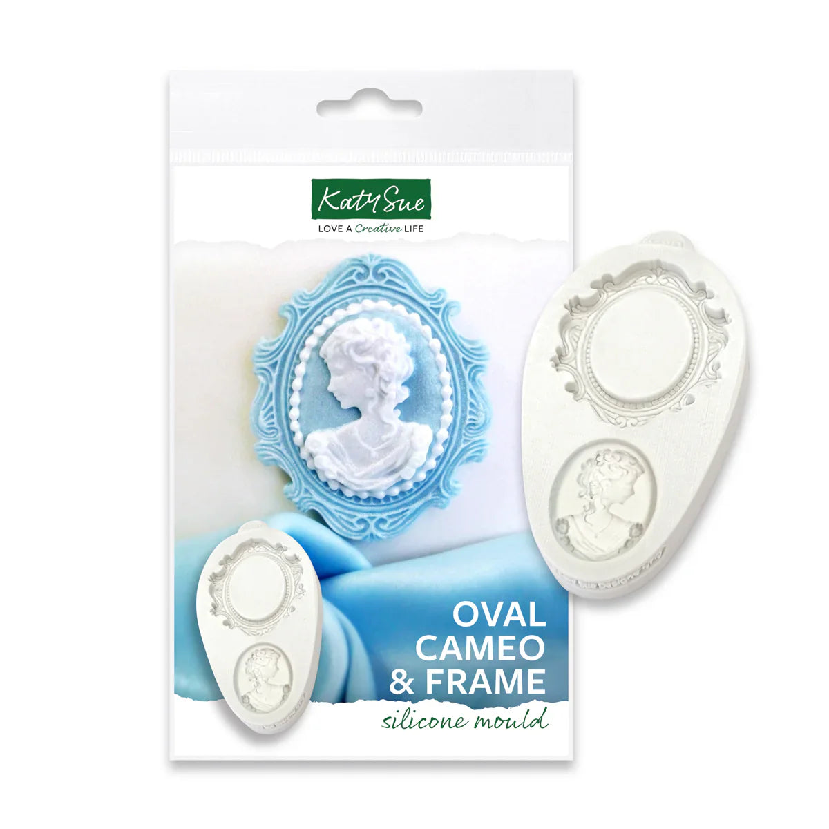 Oval Cameo & Oval Frame Silicone Mould