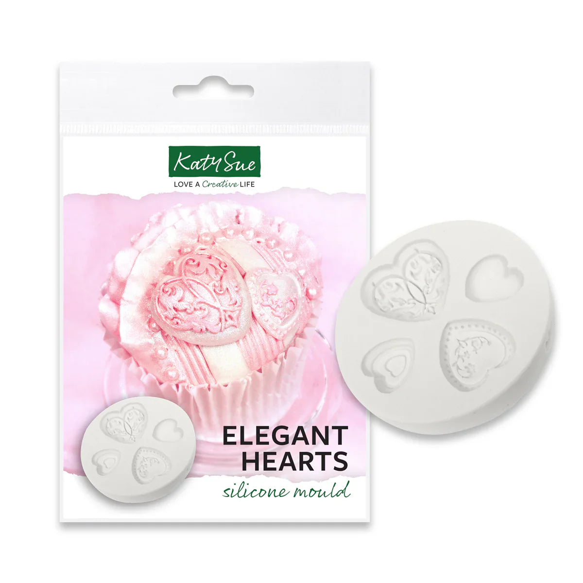 Elegant Heart Mold Silicone Mould