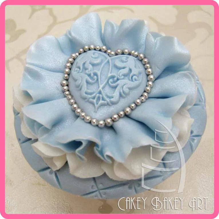 Elegant Heart Mold Silicone Mould