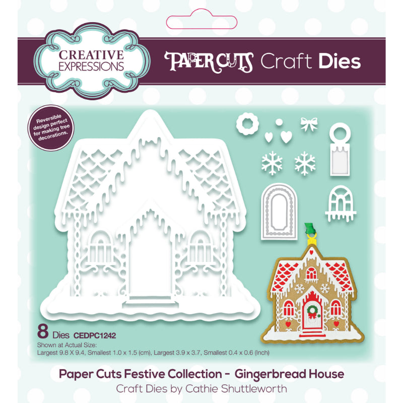 Creative Expressions Paper Cuts Festive Gingerbread House Craft Die