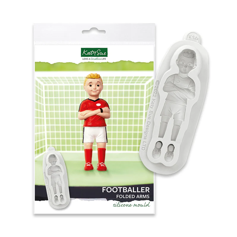 Footballer Folded Arms Silicone Mould