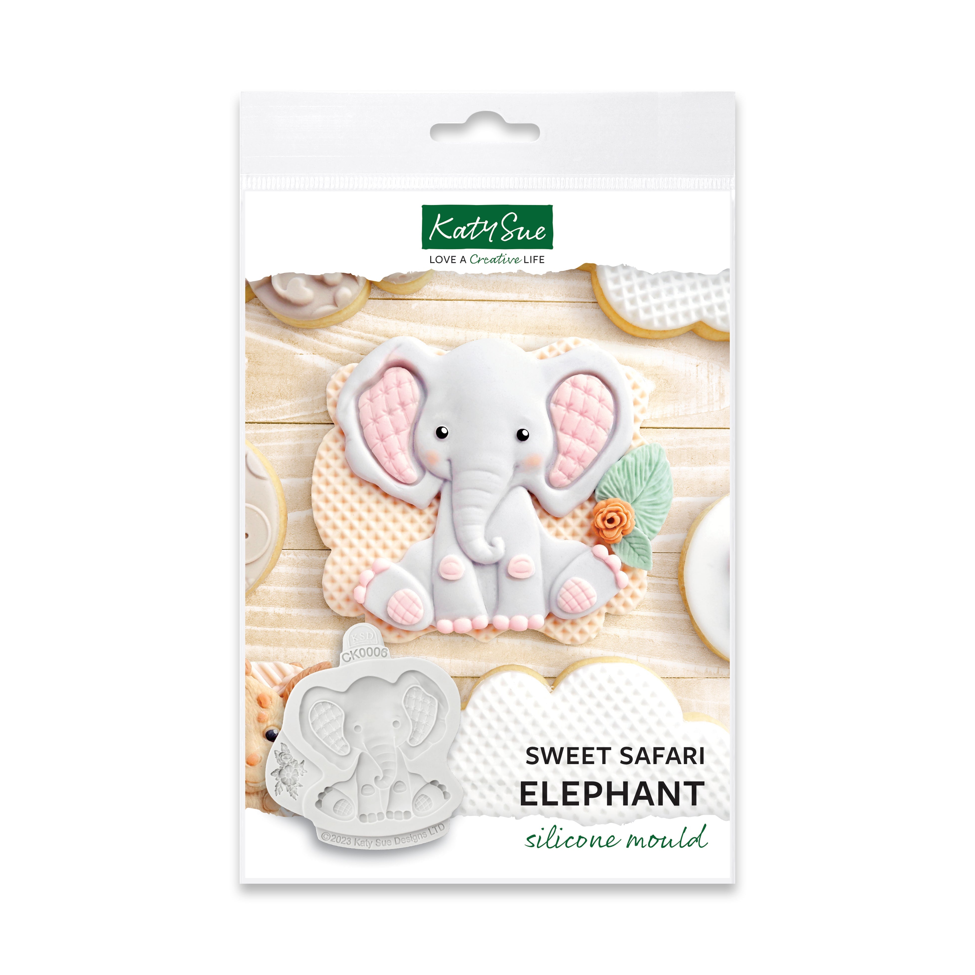 Sweet Safari Elephant Silicone Mould