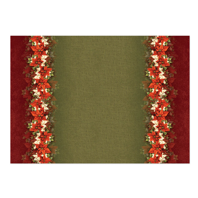 Perfect Poinsettia Luxury Topper Set