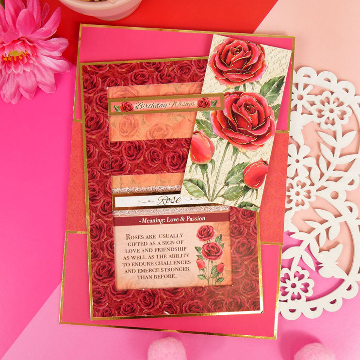 Floral Easel Reveal Concept Card Kit