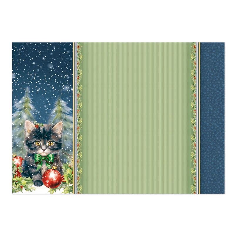 Feline Festive Luxury Topper Set