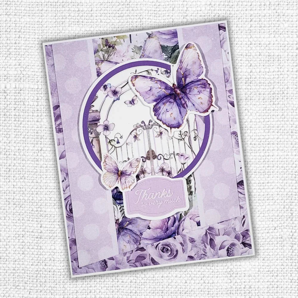 Lavender & Fairies 6x8" Quick Cards Collection 33534