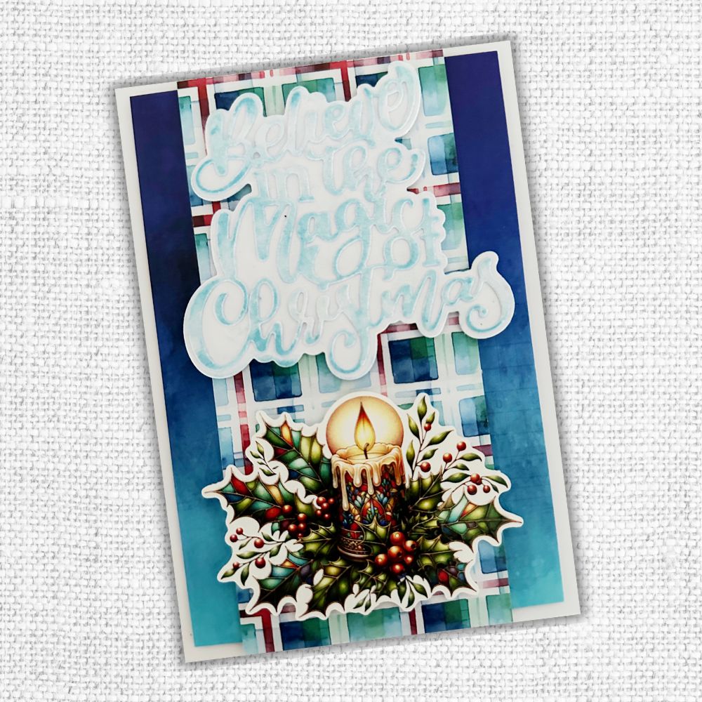 Believe in the Magic Of Christmas Script Die 32463