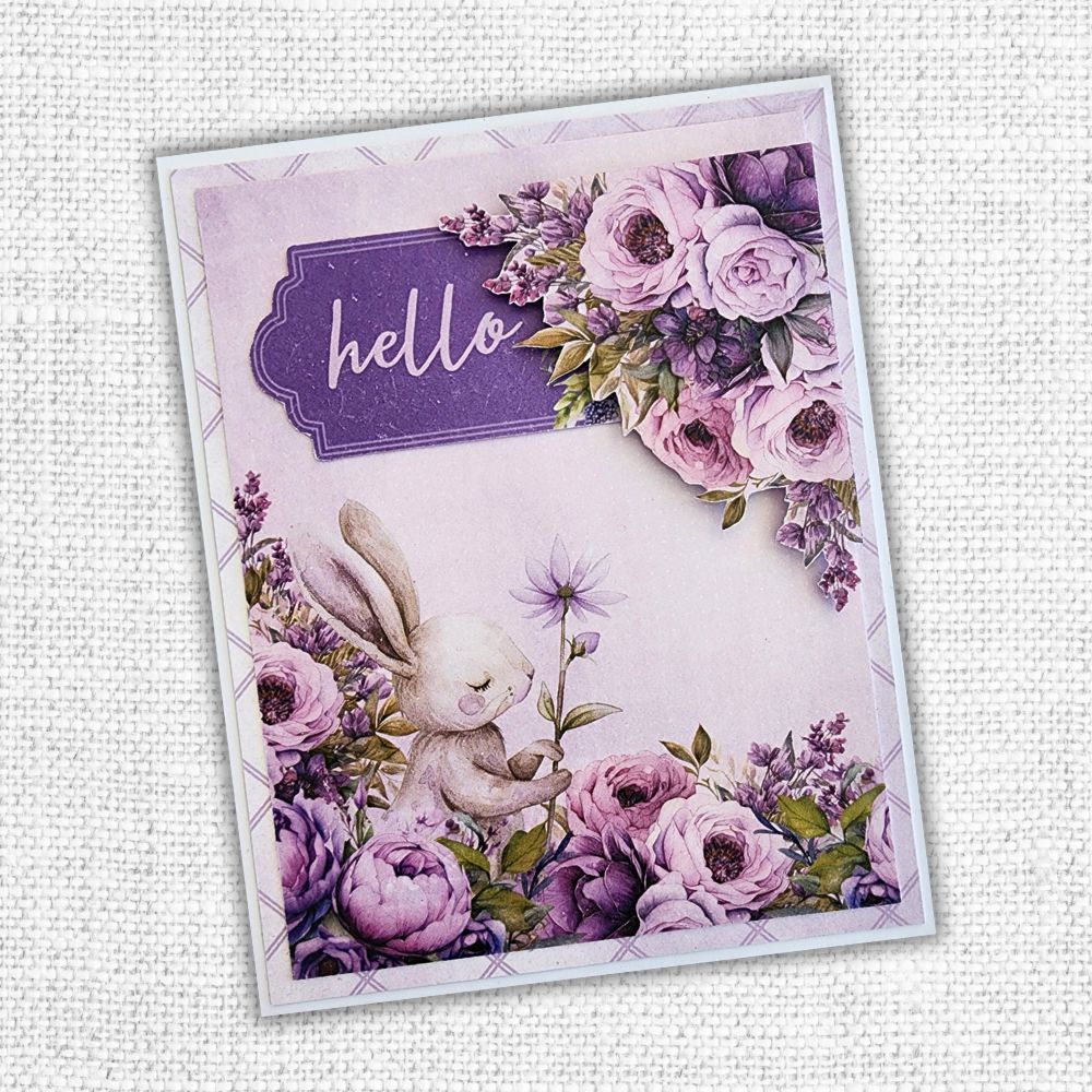 Lavender & Fairies Embossed Die Cuts 33525