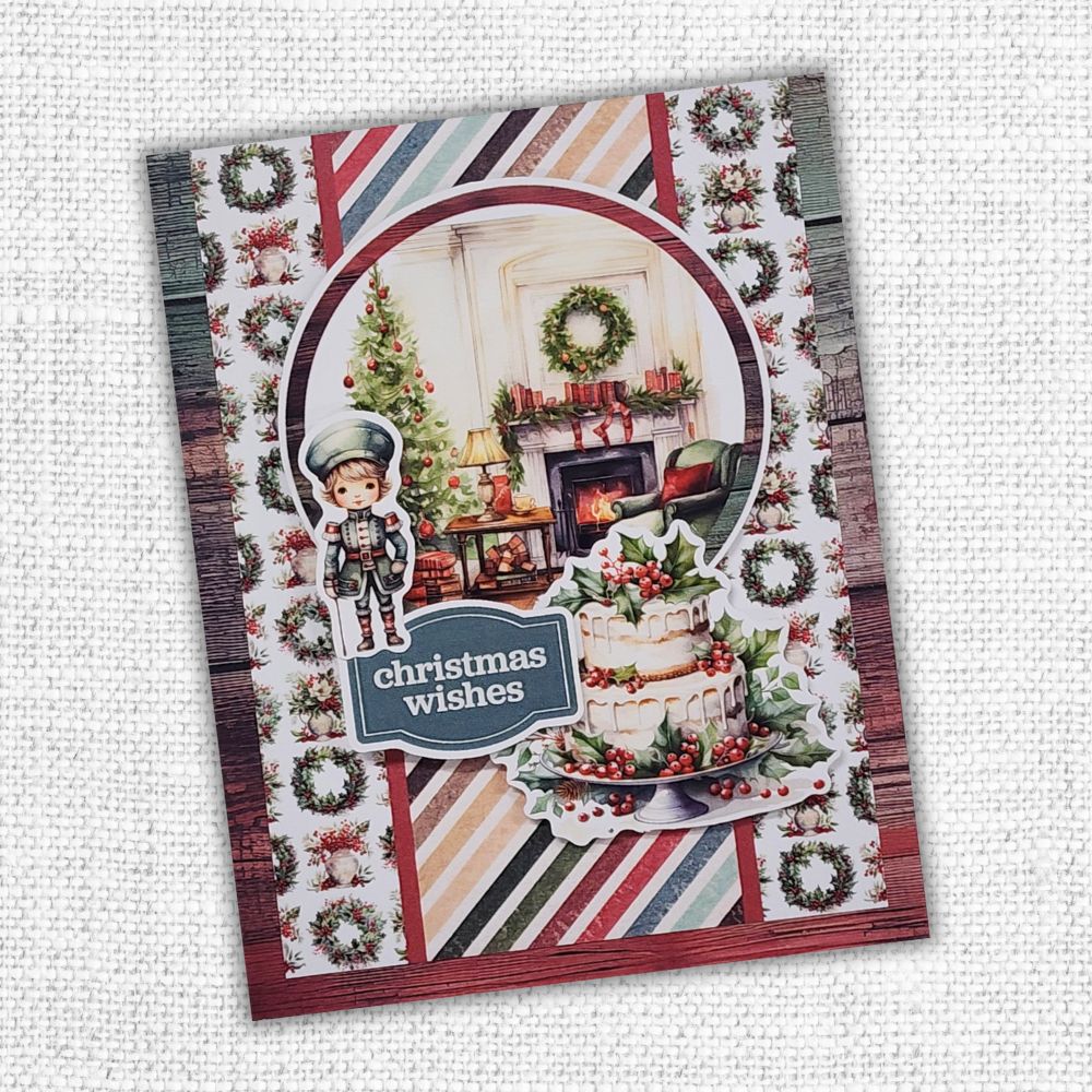 Christmas TIme 6x8" Die Cuts & Sentiments 32766