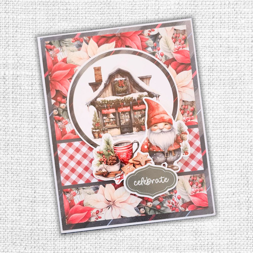 Jolly Holidays 6x8" Die Cuts & Sentiments 32643