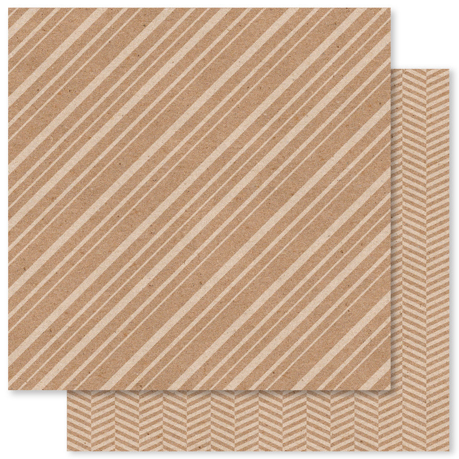 Charlie's Kraft Patterns 12x12 Paper Collection 33150