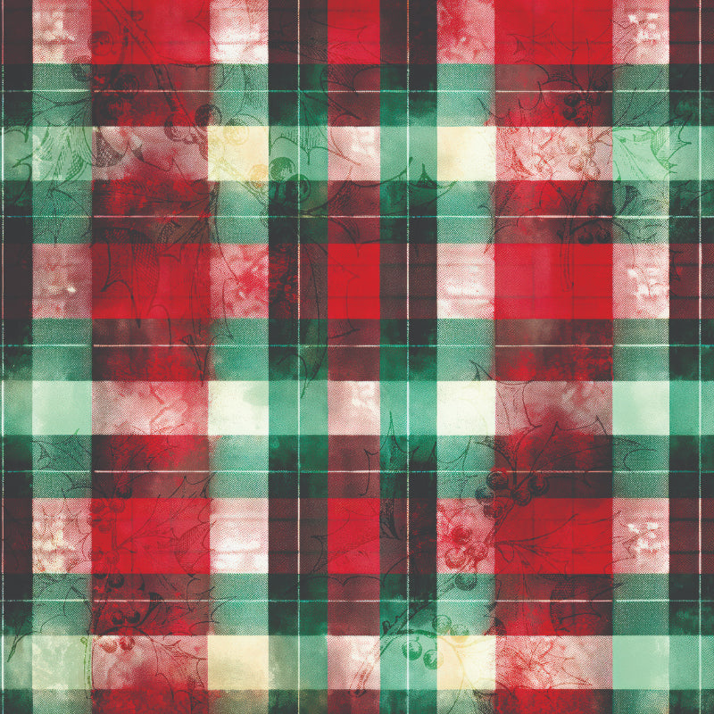 Creative Expressions Taylor Made Journals Christmas Plaid 8 in x 8 in Paper Pad