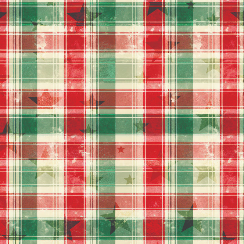 Creative Expressions Taylor Made Journals Christmas Plaid 8 in x 8 in Paper Pad