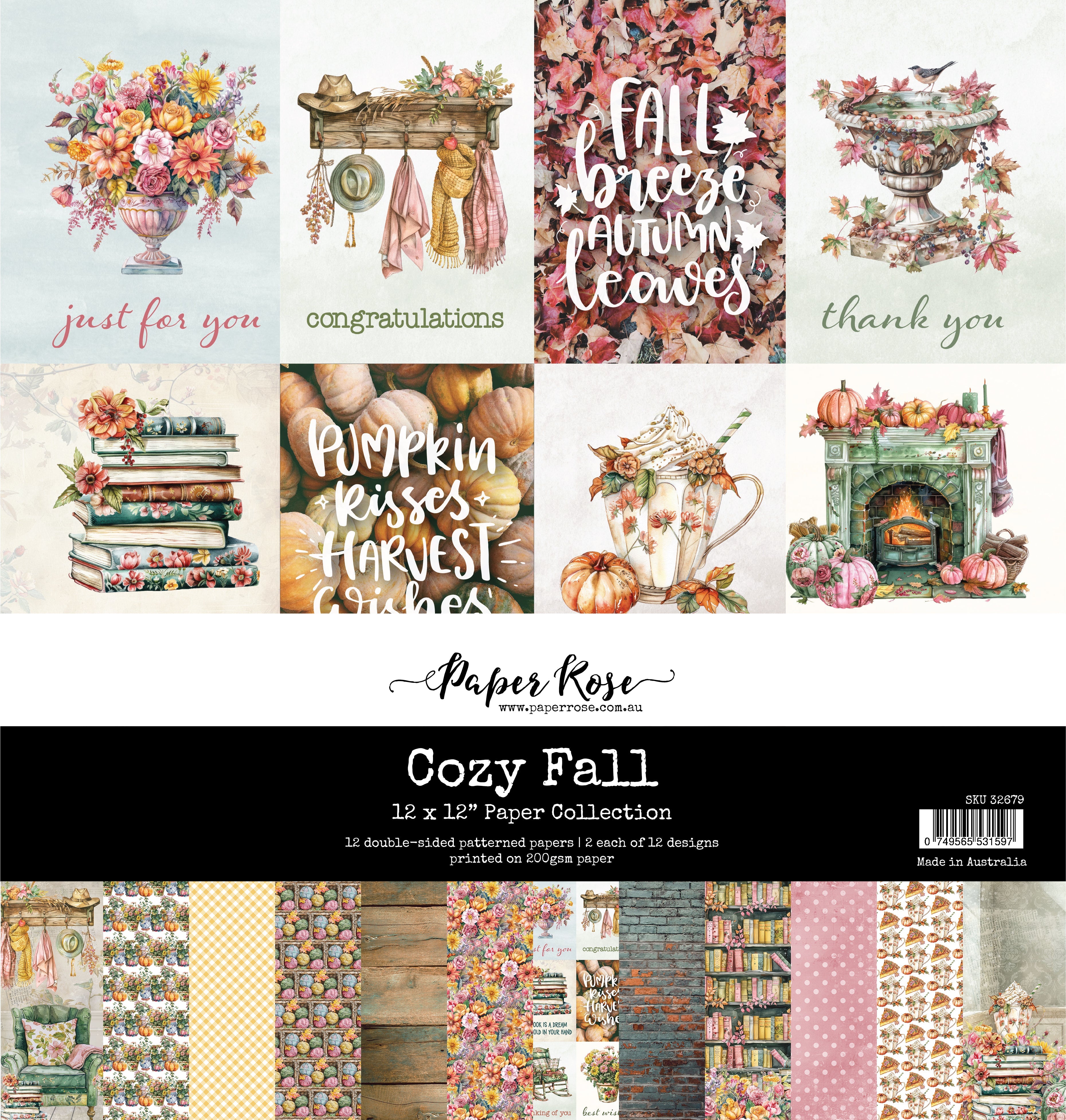 Cozy Fall 12x12 Paper Collection 32679