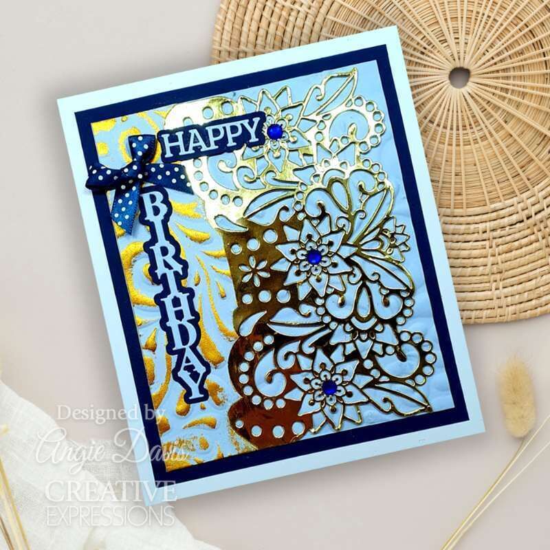 Creative Expressions Sue Wilson Frames & Tags Floral Symphony Craft Die