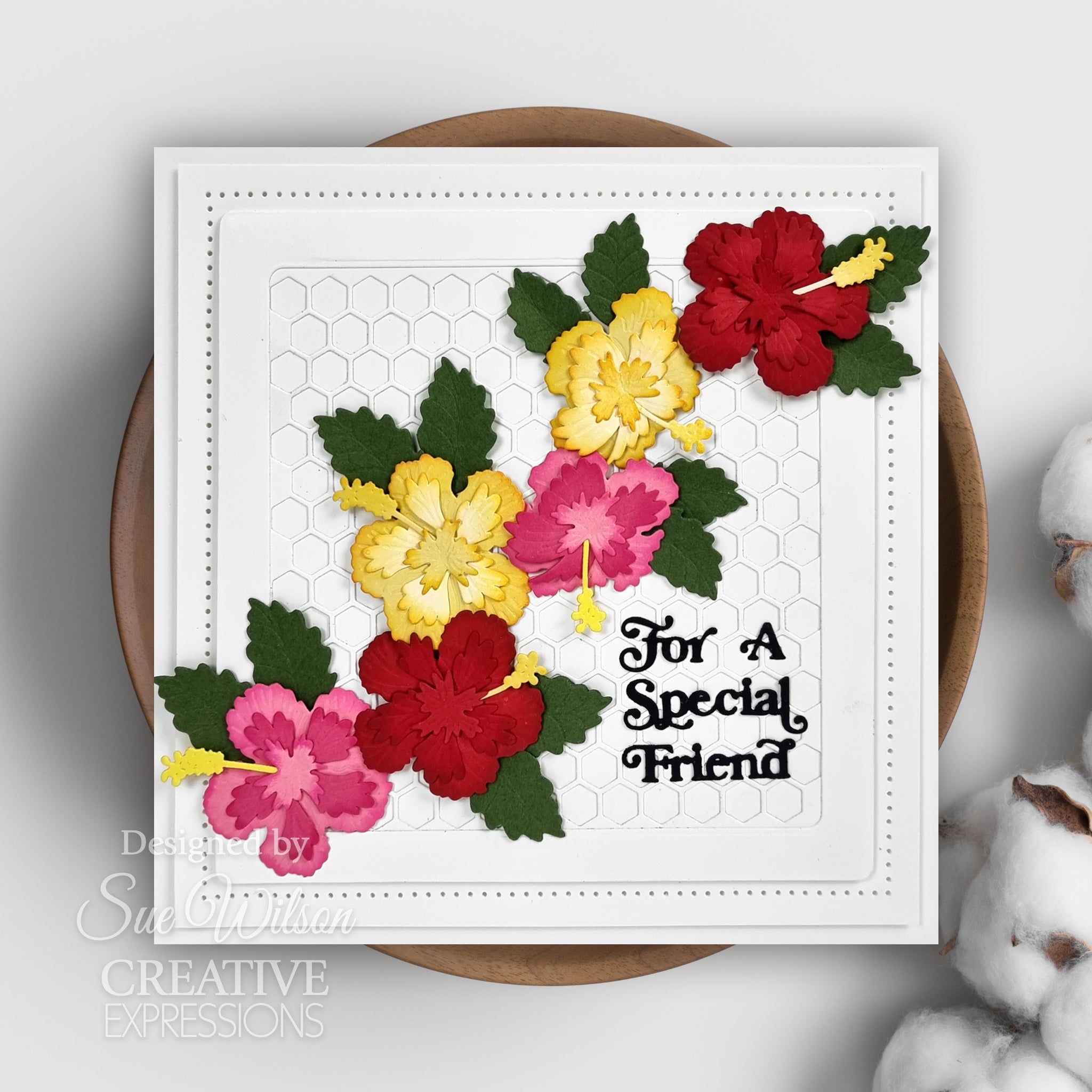 Creative Expressions Sue Wilson Layered Flowers Collection Hibiscus Craft Die
