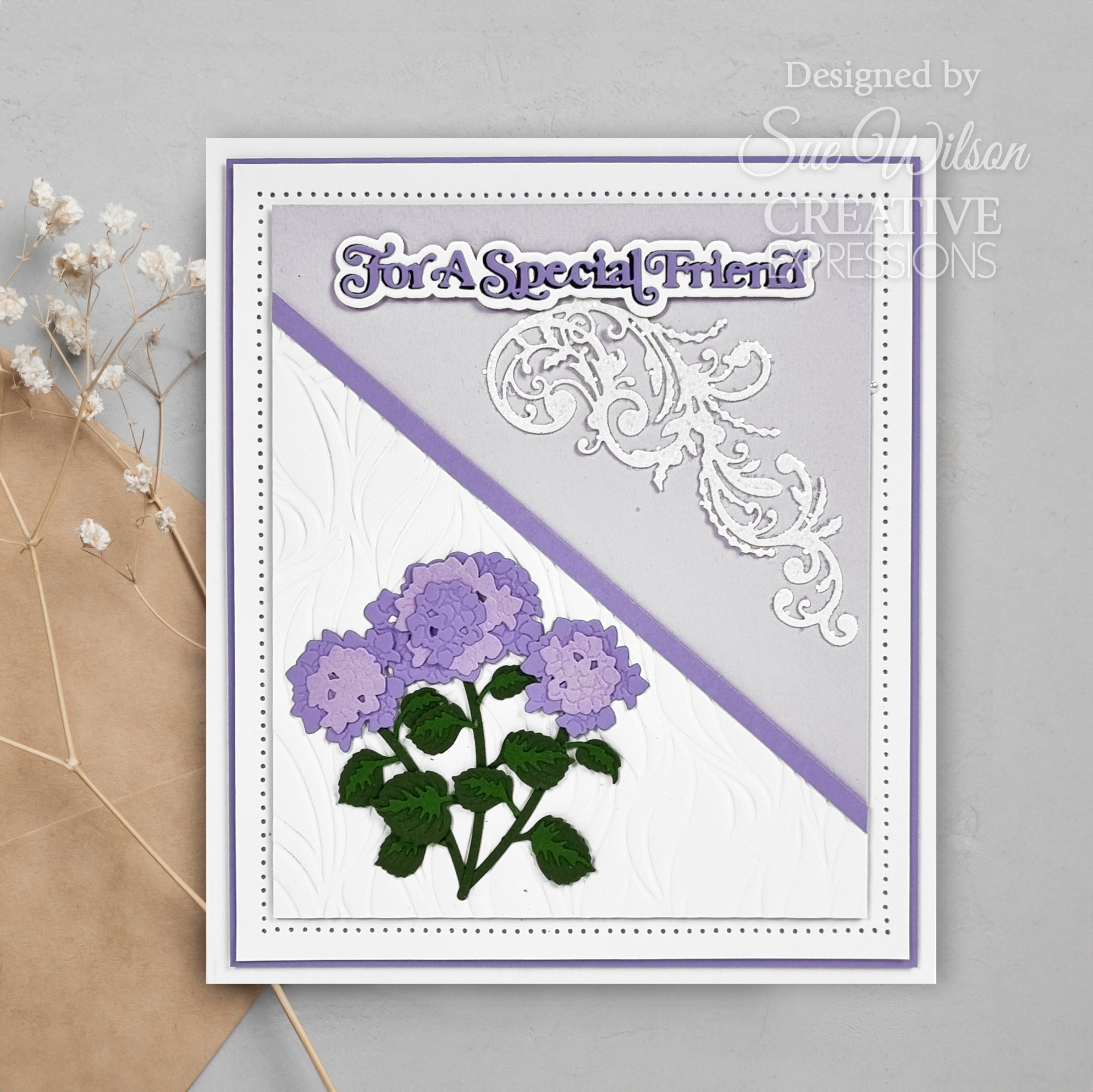 Creative Expressions Sue Wilson Layered Flowers Collection Hydrangea Craft Die