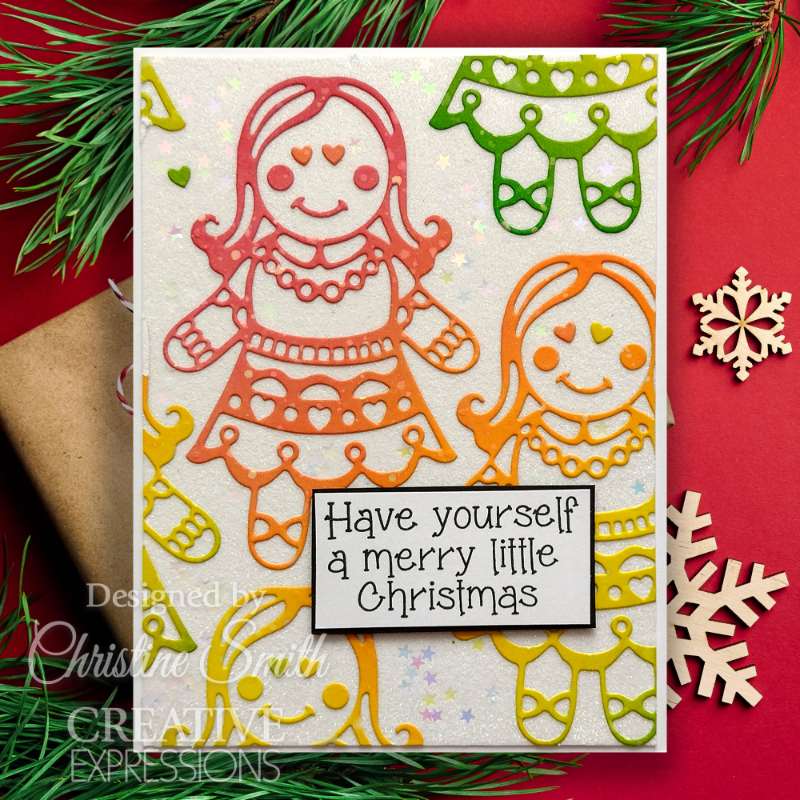 Creative Expressions Paper Cuts Festive Gingerbread Girl Craft Die