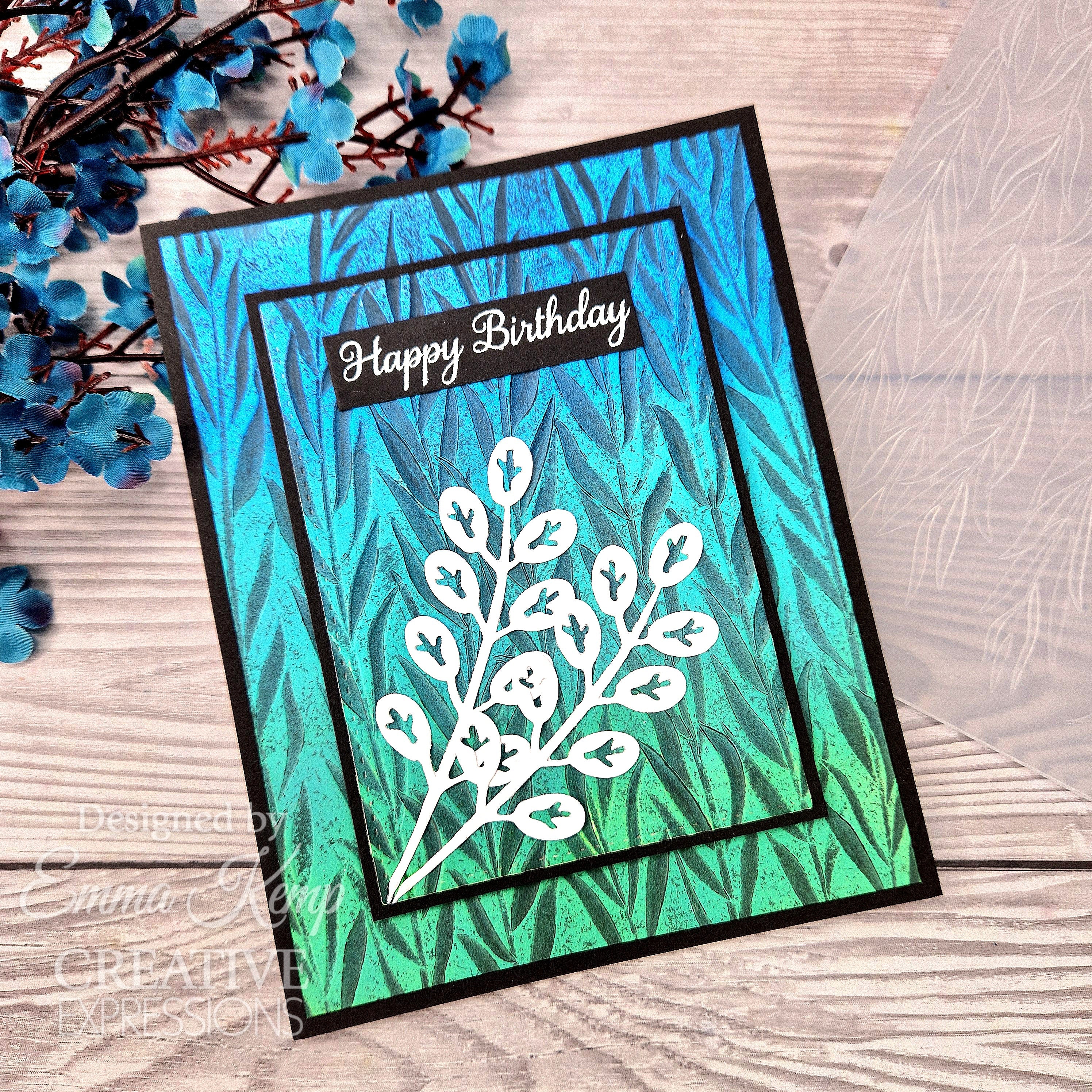 Creative Expressions Weeping Willow 5 in x 7 in 3D Embossing Folder