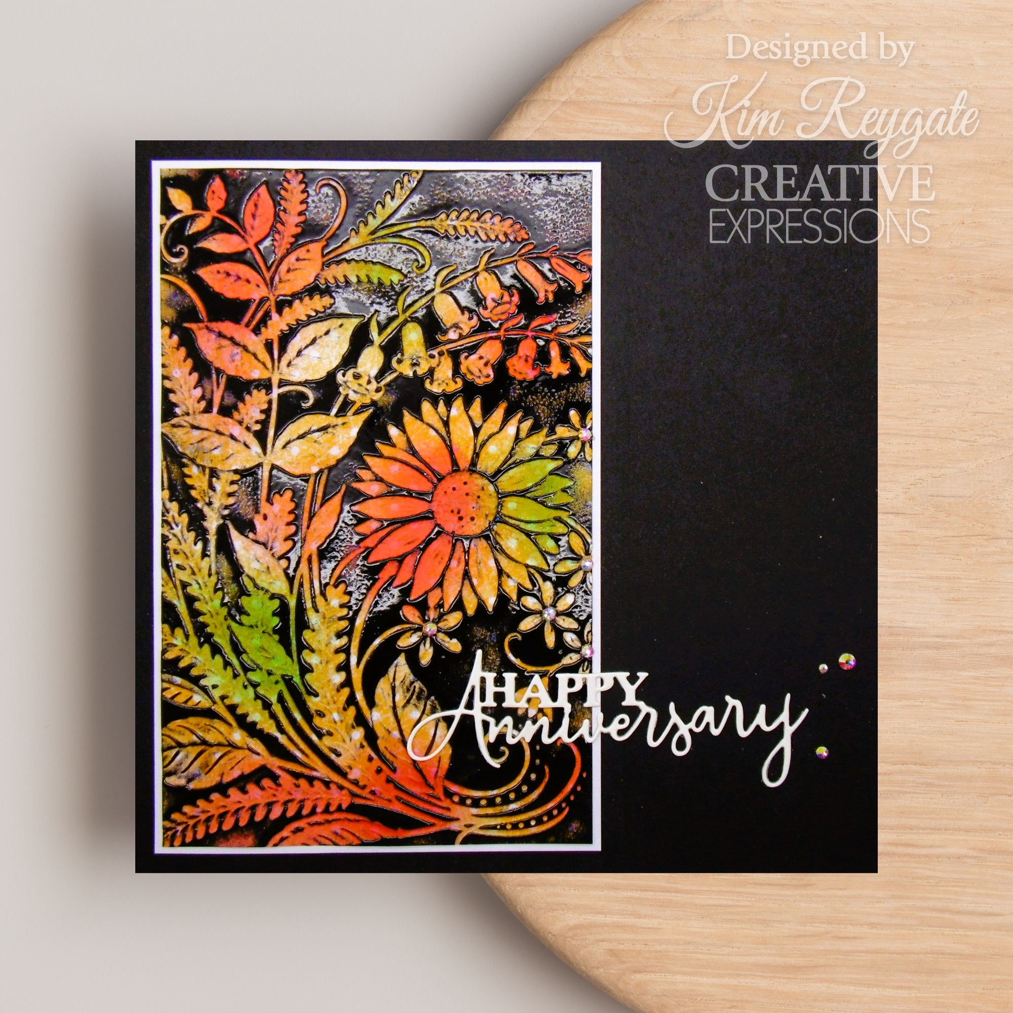 Creative Expressions Sunshine Serenade 5 in x 7 in 3D Embossing Folder