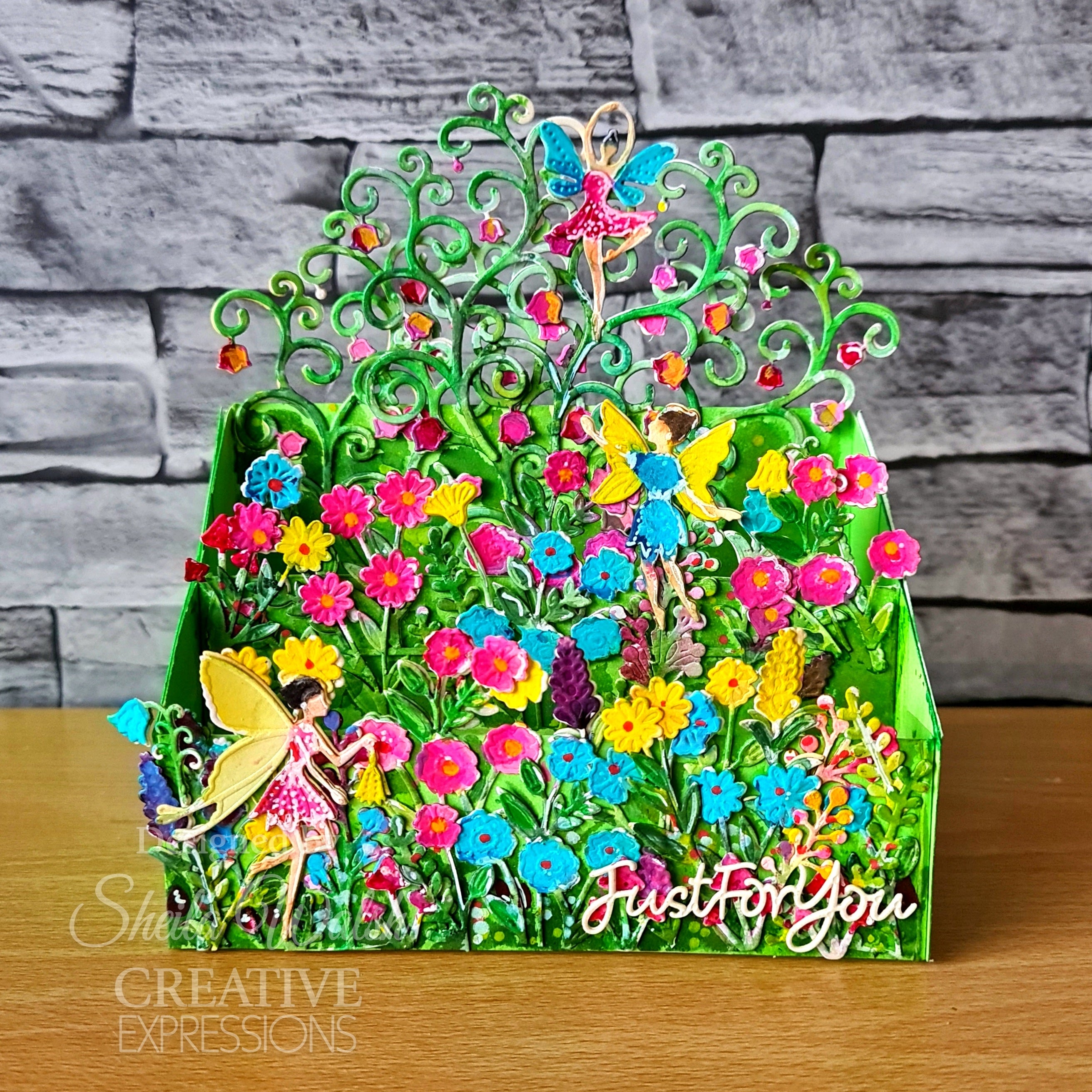 Creative Expressions Jamie Rodgers Fairy Village Floral Dwellings Craft Die