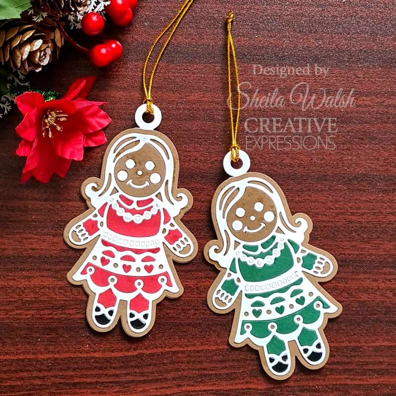 Creative Expressions Paper Cuts Festive Gingerbread Girl Craft Die