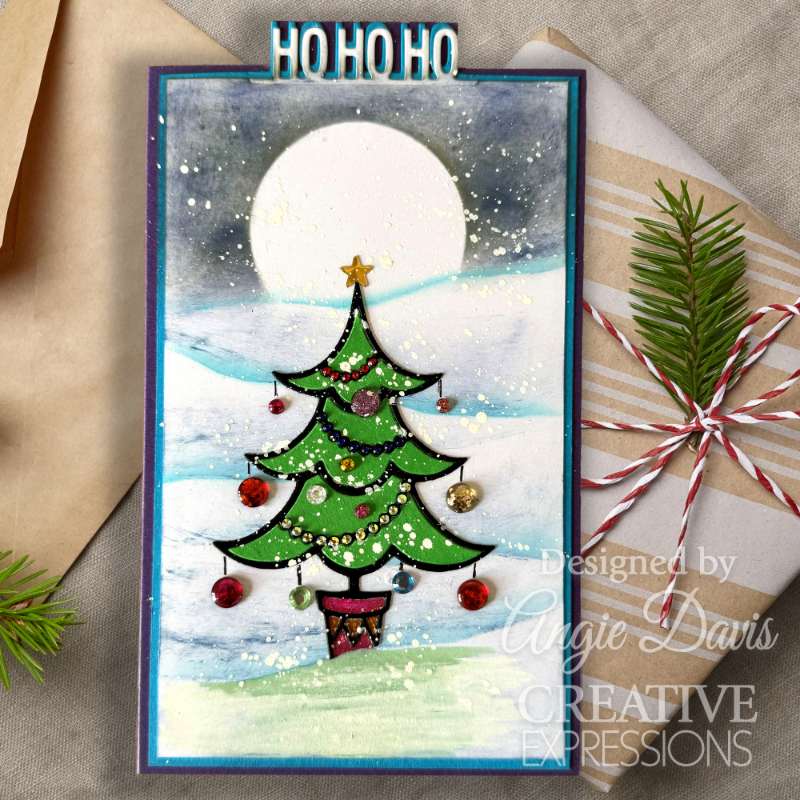 Creative Expressions Paper Cuts Festive Christmas Tree Craft Die